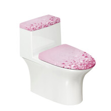 Housses de siège de salle de bain extensibles à motif cœur avec embout universel