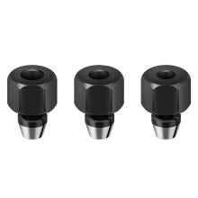 Mandril de Pinça de 6/6,35/8 mm com Máquina de Corte de Gravação de Porca Adaptador de Broca de Roteador Elétrico Acessórios para Fresa