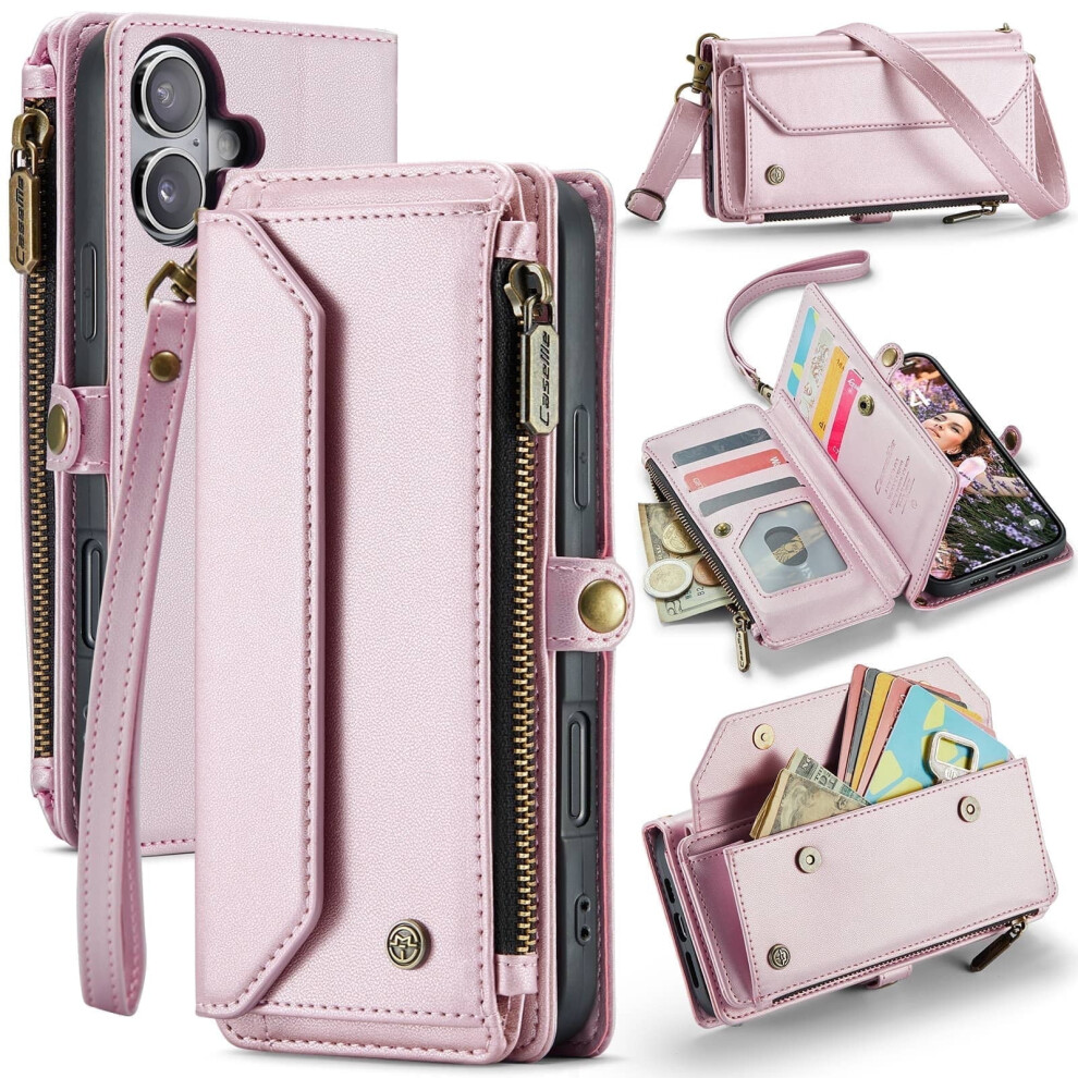 Rfid-Blocking Crossbody Wallet For Iphone 16 Plus Â 9043876474729