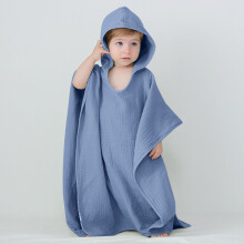 Kids Hooded Cape Towel Linen-Cotton 1 Pack