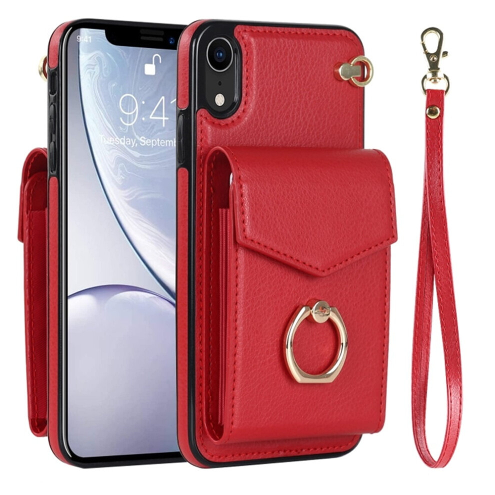 Pu Leather Wallet Case For Iphone Xr With Rfid Shielding 974856073115