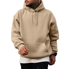 Men's Casual Hoodies Cotton Blend Loose Fit