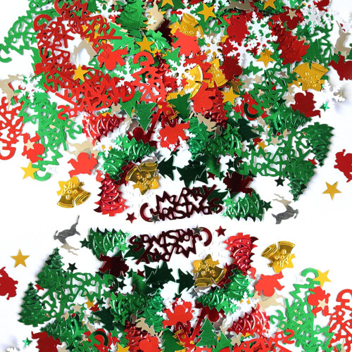 Christmas Sequins Glitter Confetti Mix 100g