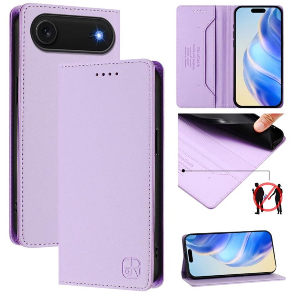Rfid-Blocking Pu Leather Wallet Case For Iphone Air 6.5" 974856080083