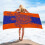 Microfiber Beach Towel 27x60 Inch Tropical Design 1