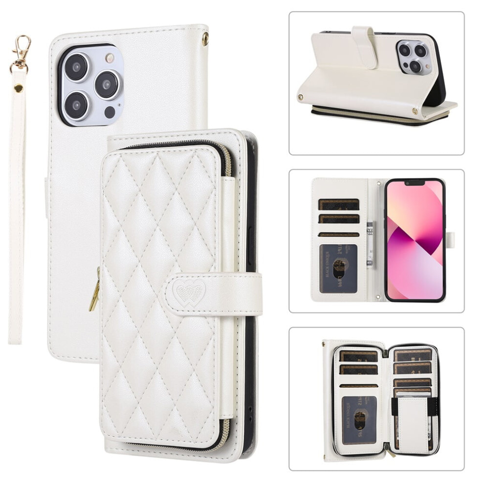 Leather Wallet Case With Strap For Iphone 13 Pro Max 6.7 974856072873
