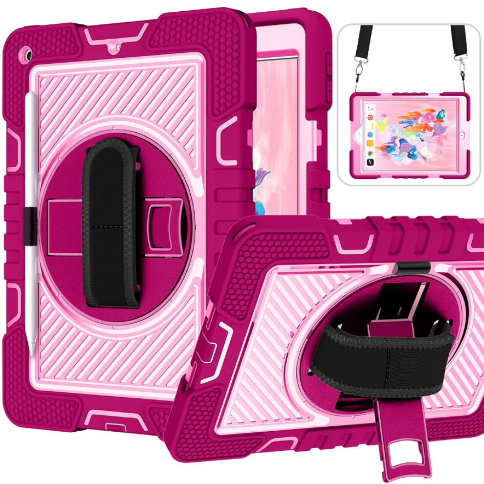 Tech Circle Rugged Ipad 10Th Gen Case With Rotating Strap 9043876485251