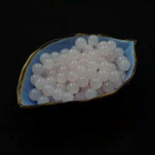 8mm Spacer Beads Craft Glass Loose Beads DIY Jewelry Making Imitation Jade Beads-25# water pink-30pcs