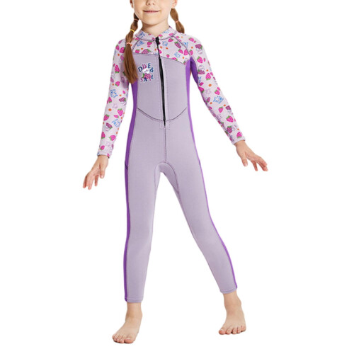 Kids Wetsuit 2mm Neoprene Front Zipper 2