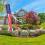 Patriotic Windsock Red White Blue Outdoor Decor 1 Pack 3