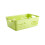 Small Plastic Storage Basket with Handles, Stackable Organizer for Remote Controls, Office, Kitchen & Bathroom – Compatible with Home Use 1