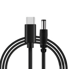 USB-C PD naar 12V DC 5,5 x 2,1 mm uitgangsvoedingskabel voor het opladen van elektronica