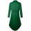 Men's Victorian Steampunk Tailcoat Jacket Green 4XL 4