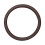 Coffee Thin Leather Steering Wheel Cover Non-Slip Universal 1