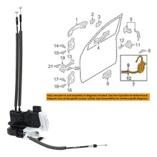 Front Left Door Lock  Actuator Motor Assembly 81310-2S000 for  Tucson IX35 2010-2017 81310-2Z000 813102S000