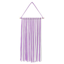Organisateur d'épingles à cheveux à moins de 5 $ – Support mural pour pinces en tissu avec barre en bois, porte-pinces de 60 cm, compatible avec