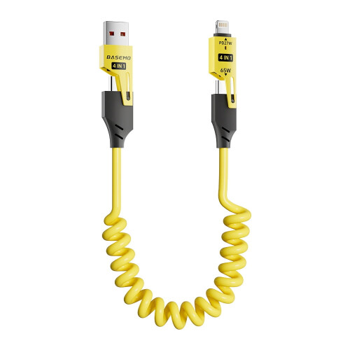 Spring Fast Charging Cable USB-C 65W 4FT 5A