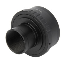 1.25" Telescope Mount Adapter Ring for Olympus M4/3 – Aluminum Alloy, Black, Dual‑Ring Design, Lightweight & Portable