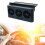 Car Window Fan Compact USB Powered Black 8