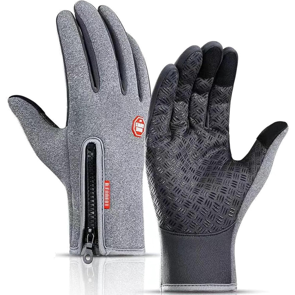 Heated Winter Gloves Touchscreen Windproof Waterproof 1 Pair 974856068814