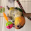 Bell Bird Toy Plastic Dual Ball Interactive Toy for Parrot 3
