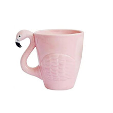 Flamingo Teapot Set Pink Porcelain 1-Piece