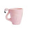 Flamingo Teapot Set Pink Porcelain 1-Piece 1