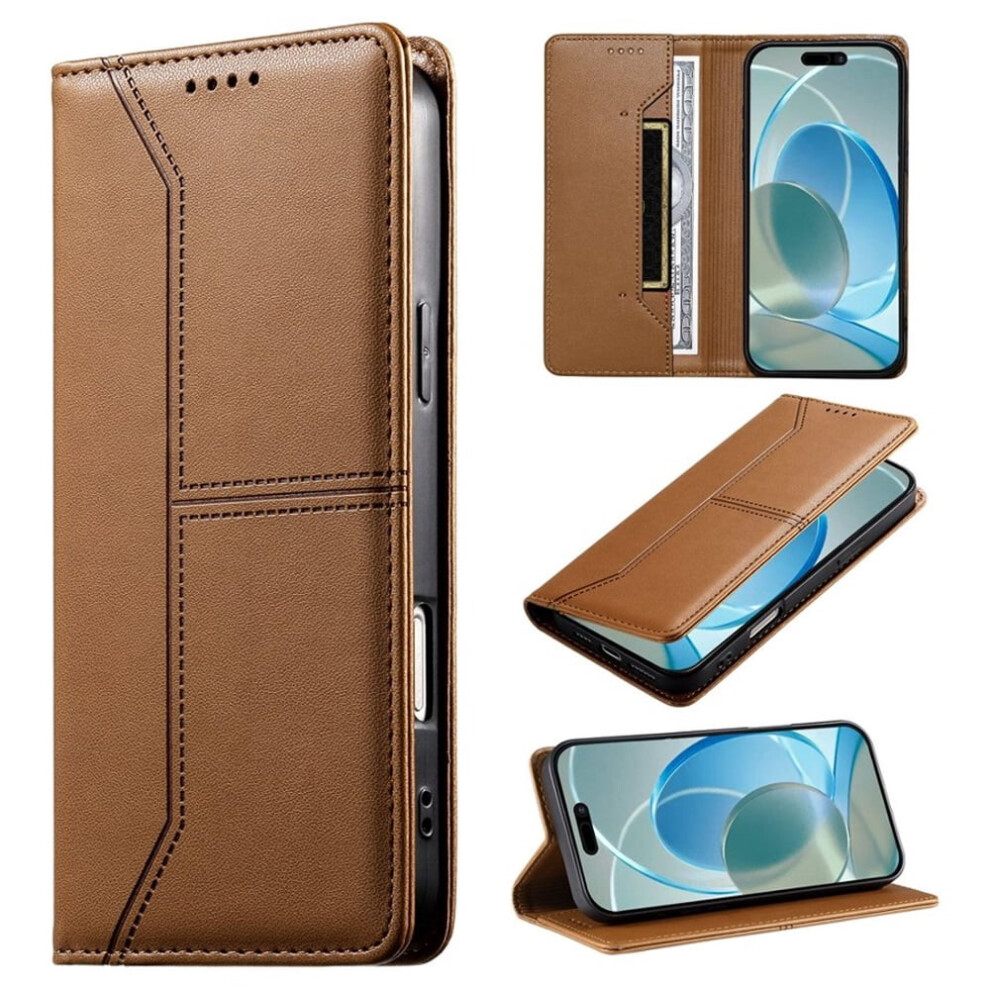 Rfid-Blocking Leather Flip Wallet For Samsung Galaxy A15 974856077137