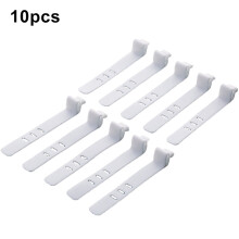 Silicone Cable Management Tape Transparent 10 pcs