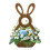 Easter Bunny Wall Basket Hanging Storage Decoration 1