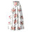 Gonna lunga floreale boho da donna a vita alta a trapezio con 4