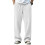 Men's Straight-Leg Pants Ribbed Waist White XL 1