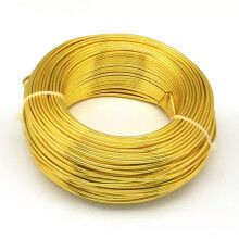 500g Aluminum Wire Jewelry Beading Craft Wire 12/15/18/20 Gauge 0.8/1/1.5/2mm-Gold-2mm