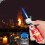 Transparent Dice Lighter LED Windproof Butane Candle 5