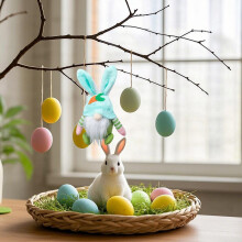 Easter Bunny Desk Doll Cartoon Decoration