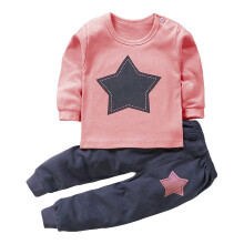 Toddler Animal Print Loungewear Set 2-Piece Pink Size 100