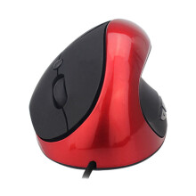 Wired Ergonomic Vertical Mouse, 3 DPI Modes (800/1200/1600), 6 Buttons, Frosted Grip, Plug & Play, USB Interface, for Comfortable Working