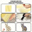 Cat-Shaped Wooden Puzzle Colorful Irregular Design L 5