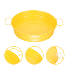 Fried Food Bucket Stainless Steel Yellow 1 Pack