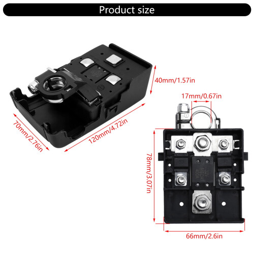 Power Distribution Block 32V 400A Small Terminal Connector 2