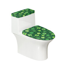 Ensemble housse de protection et abattant de toilettes avec tissu élastique universel lavable en machine et antidérapant