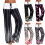Women's Cotton Yoga Pants Fold-Down Waist Elastic 3
