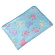 Pet Mat with Paw Print Design Soft Cushion for Cats and Dogs