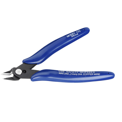 Nippers Wire Cutter Spring-Loaded Side Cutting 1 Pair