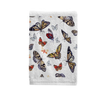 Butterflies Hand Towel Cotton Bathroom Decorative 15.5x29.5