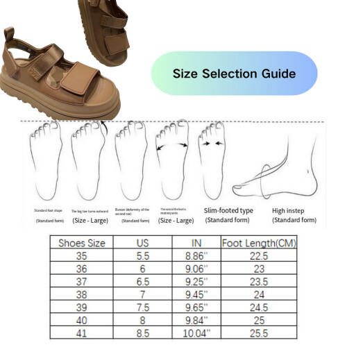 Women's Adjustable Platform Sandals Thick Sole Wide Fit 2