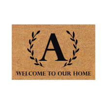 Welcome Mat Front Porch Rug No Slip Coir Door Mat 16" x 24" Rectangle WELCOME TO OUR HOUSE Floor Mat for Farmhouse Patio Home Decor