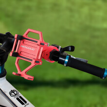 Aluminum Alloy Bicycle Phone Mount Shockproof Handlebar