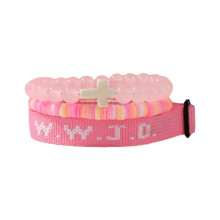 Beaded Pearl Bracelet for Women Peace Design 1 Piece