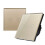 2-Gang 1-Way Touch Switch AC100-240V LED Backlight Tempered 1